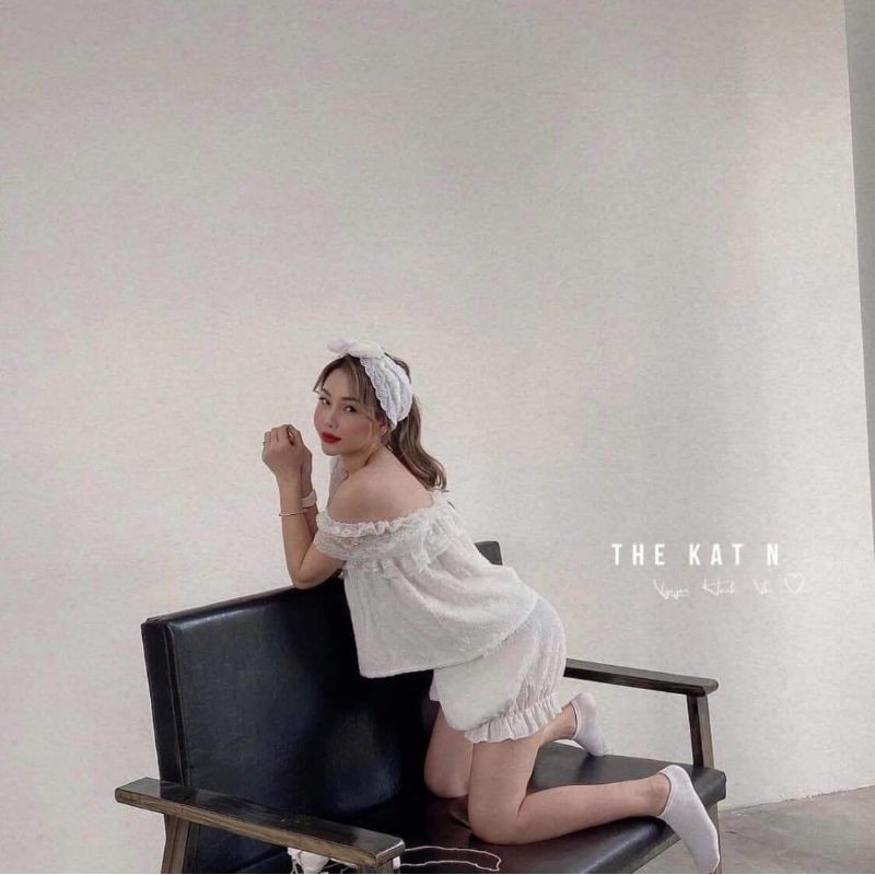 SẴN HÀNG Set trắng bộ bambi pha ren tiểu thư BCi