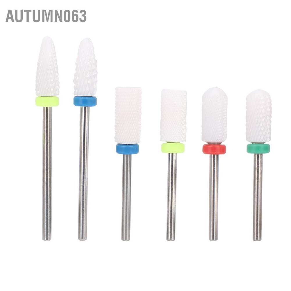 Autumn063 Loại bỏ da chết Máy làm móng tay Nghệ thuật Mũi khoan Bộ làm móng điện Máy làm móng tay Mẹo 16 chiếc