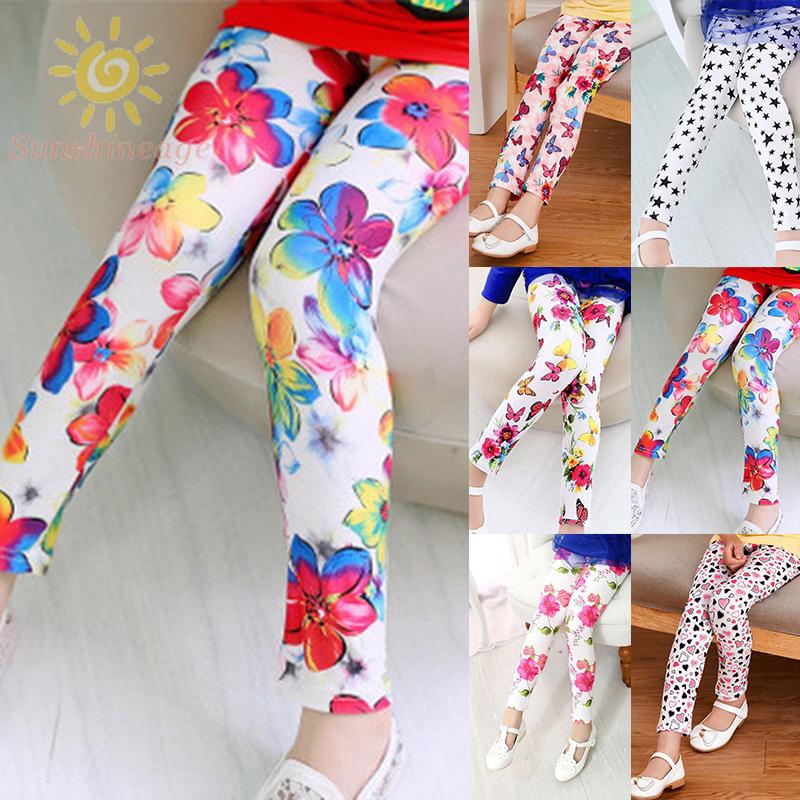 Thời Trang Quần Legging Vải Lụa Thoải Mái Cho Bé Gái