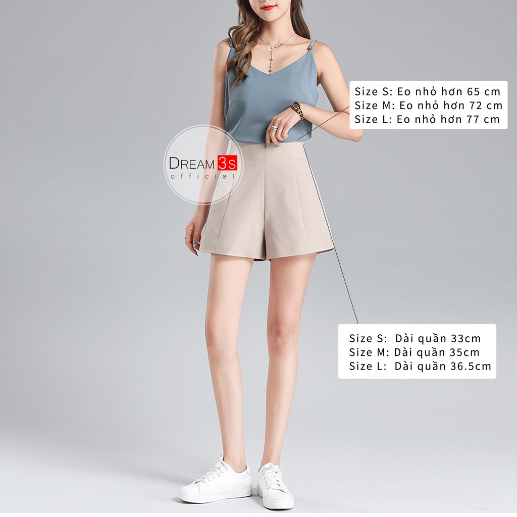 Quần Short Nữ Lưng Cao, Quần Short Tuyết Mưa, Quần Đùi Cạp Cao Đi học đi làm cực xinh OZ01-S55 | BigBuy360 - bigbuy360.vn