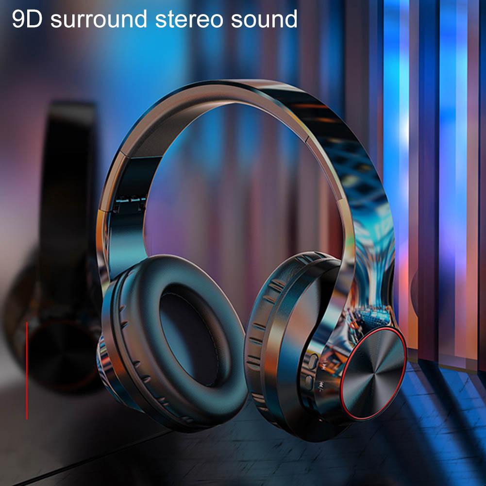 Tai Nghe PULIERDE A11 Bluetooth 5.0 Chụp Tai Âm Thanh Vòm 9D Hifi Chống Ồn Có Micro Hỗ Trợ Thẻ Tf