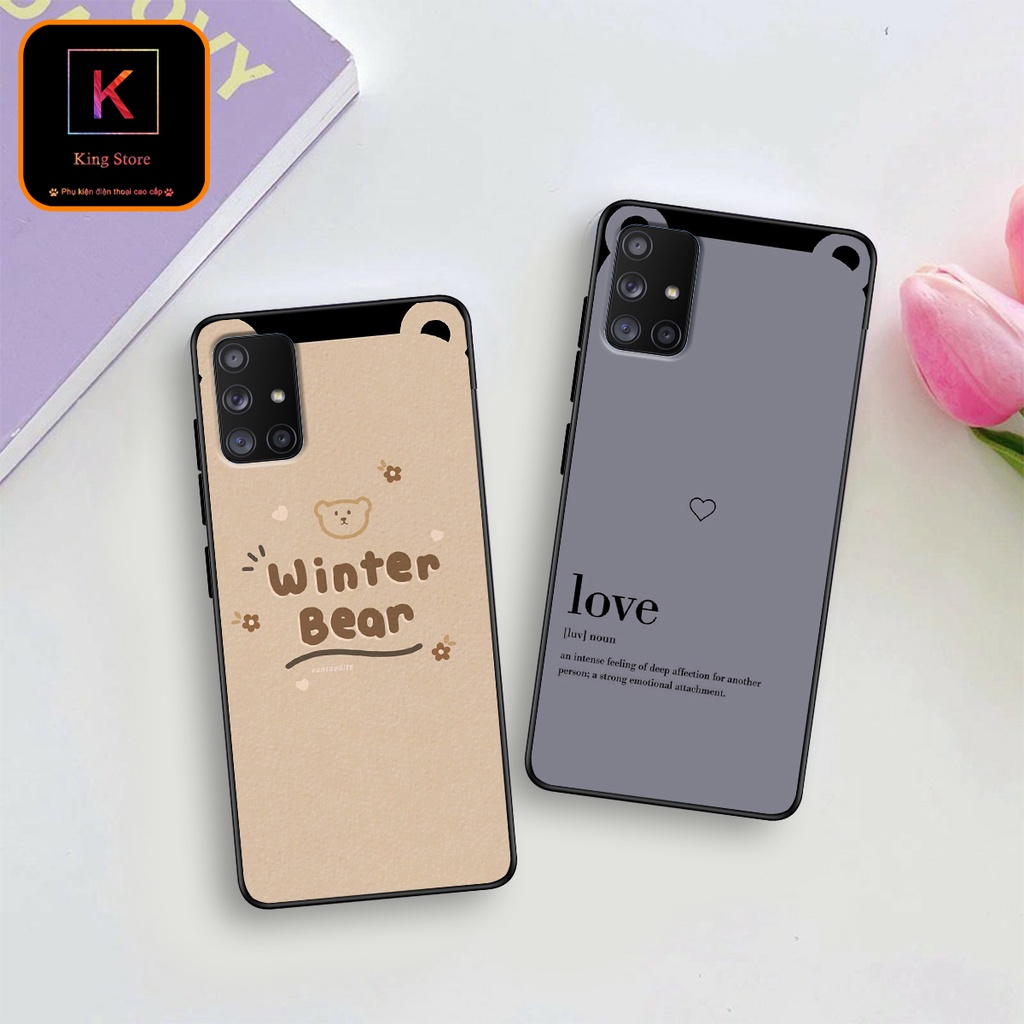 Ốp lưng Samsung A31 - Samsung A51 - Samsung A71 - Ốp in hình Tai thỏ - Chất liệu TPU cao cấp