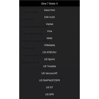 Sim Ghép ione 7 static phiên bản mới nhất Full lỗi cho iPhone Lock