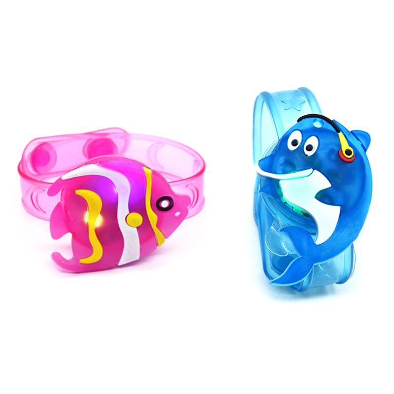 Vòng đeo tay có đèn LED họa tiết hoạt hình dễ thương cho bé