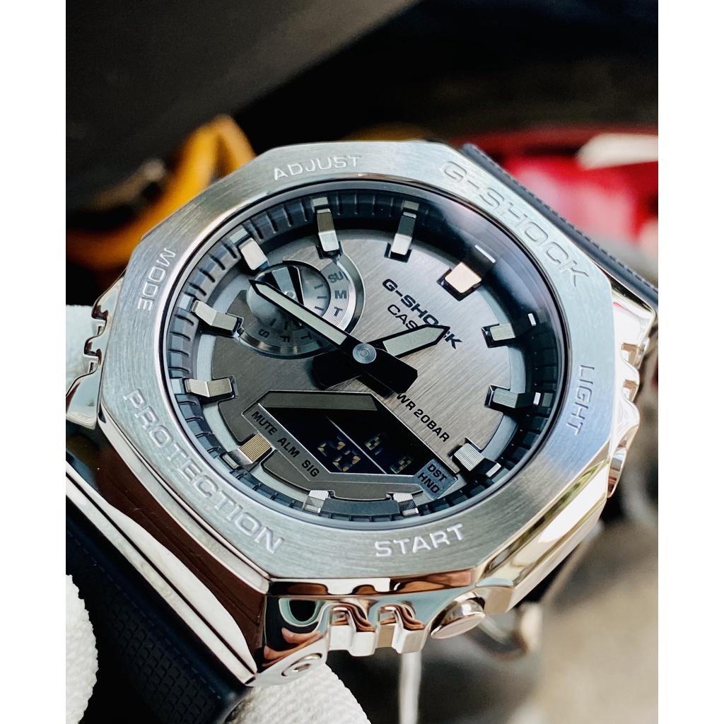 Đồng hồ nam g-shock gm-2100-1 new model 2022 , chính hãng full box