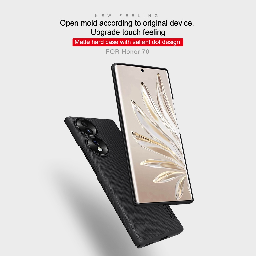 Ốp Điện Thoại Nillkin Bằng PC Cứng Siêu Mỏng Mặt Nhám Chống Sốc Chống Dấu Vân Tay Cho Honor 70