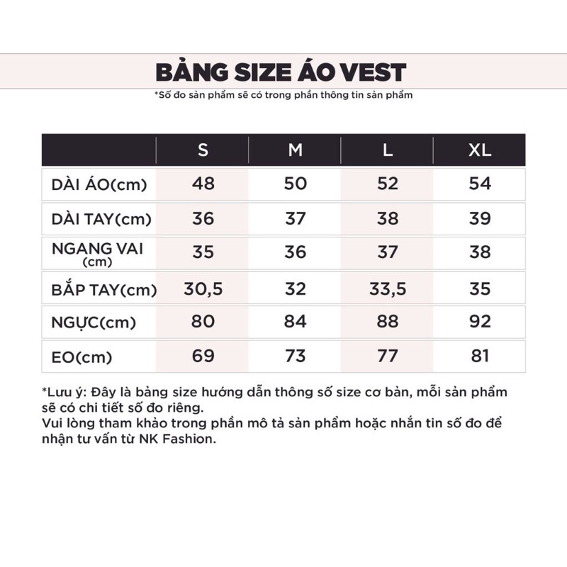 Áo vest NK fashion