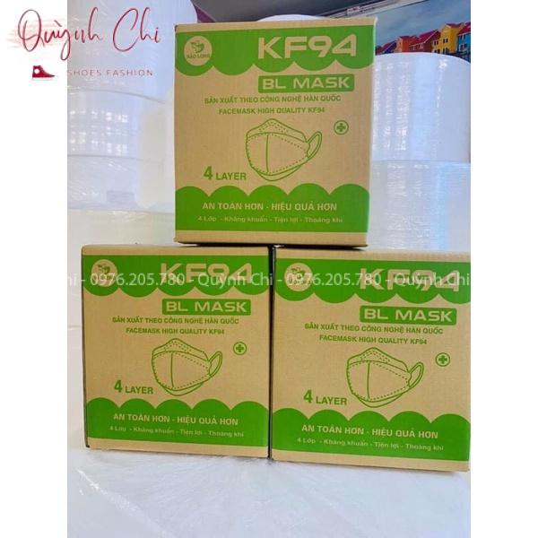 Set 10 Chiếc Khẩu trang 4 Lớp KF94 Bảo Long Chống Bụi Mịn Và Kháng Khuẩn Hàng Cao Cấp Hàn Quốc