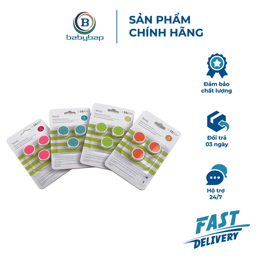 Phụ Kiện - Bộ 3 Đầu Dũa Thay Thế Cho Máy Dũa Móng Tay Bbluv Trimo