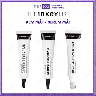Kem mắt The INKEY List Retinol - Brighten - Caffeine Eye Cream Serum 15ml [Bill US]