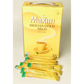 CÀ PHÊ HÒA TAN MAXIM MOCHA GOLD MILD 100 GÓI