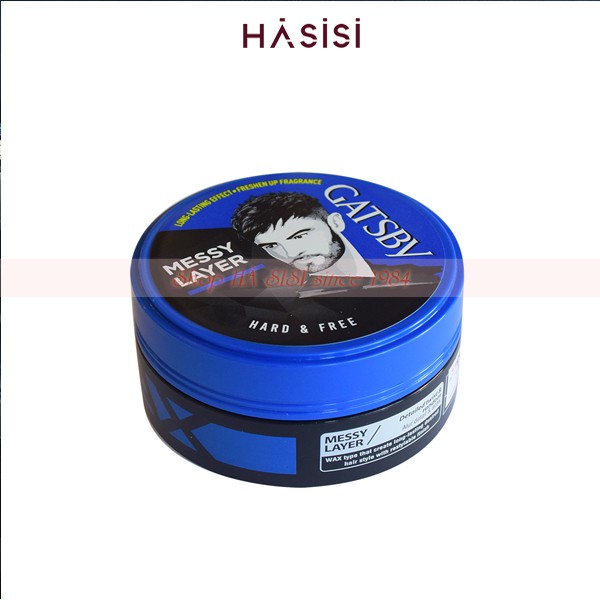 Sáp Vuốt Tóc GATSBY MESSY SCRUNCH LAYERED 75g (Màu Xanh)