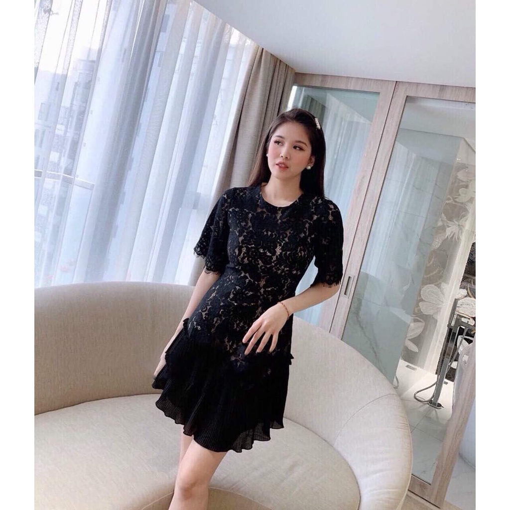 Đầm váy ren tiểu thư xinh đẹp cao cấp