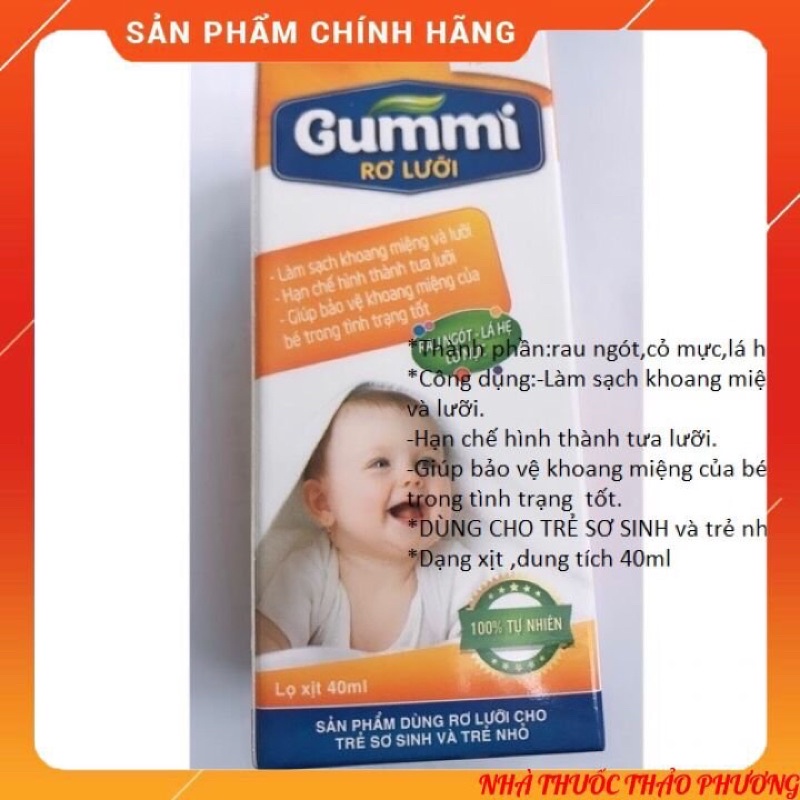 ✅GUMMI dung dịch rơ lưỡi baby⚡️AN TOÀN CHO TRẺ SƠ SINH VÀ TRẺ NHỎ⚡️chiết xuất thảo dược làm sạch,phòng ngừa nấm ở miệng