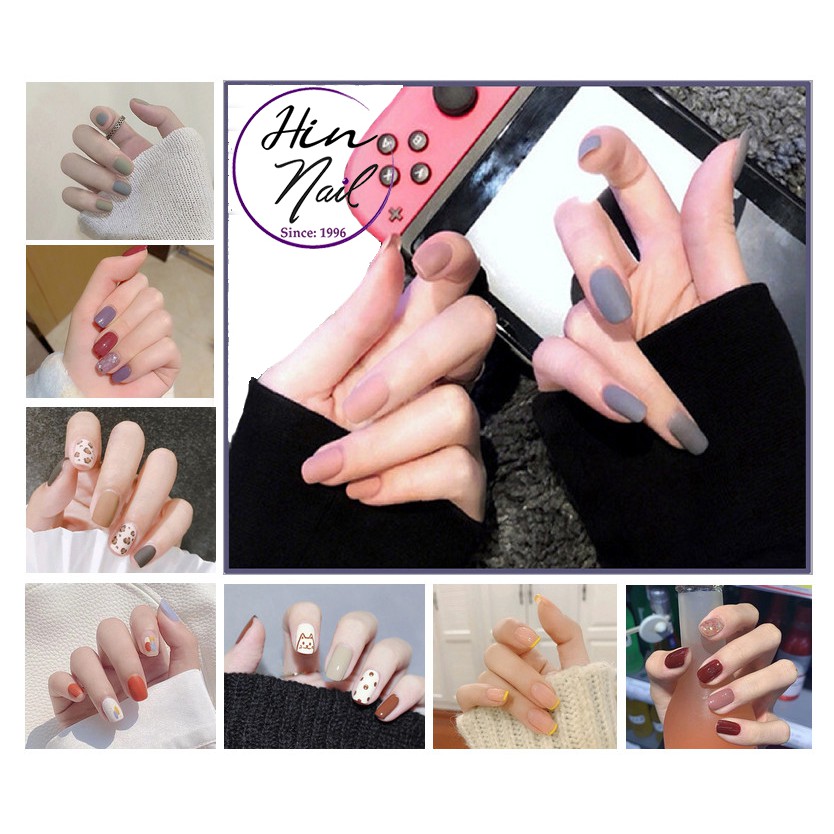 [Mã COSHOT27 giảm 10% đơn 300K] [TẶNG miếng keo dán silicon] Bộ 24 móng tay giả 3D nghệ thuật