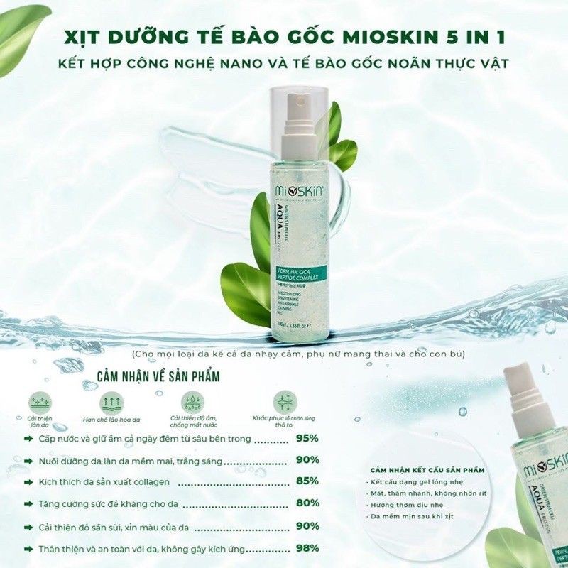 Xịt khoáng dưỡng da Mioskin của Hàn quốc 100ml