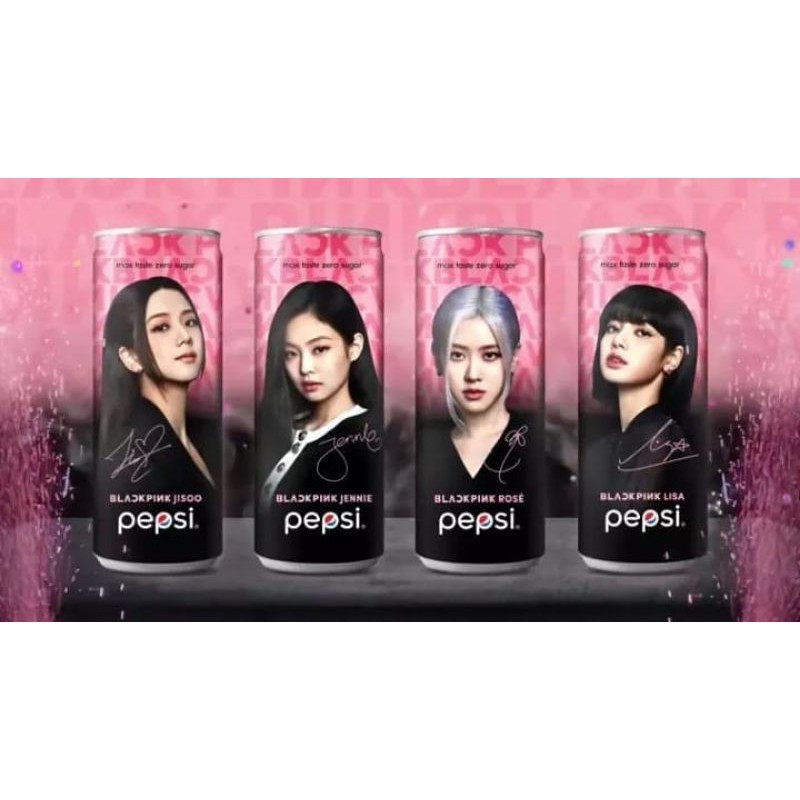 Pepsi Blackpink Không Calo( Đủ 4 thành viên). Lisa.Jennie. Rosé.Jisoo.