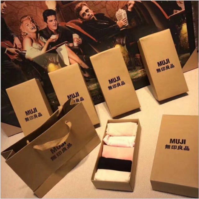 Quần lót Muji su đúc Nhật (hộp 5 chiếc)