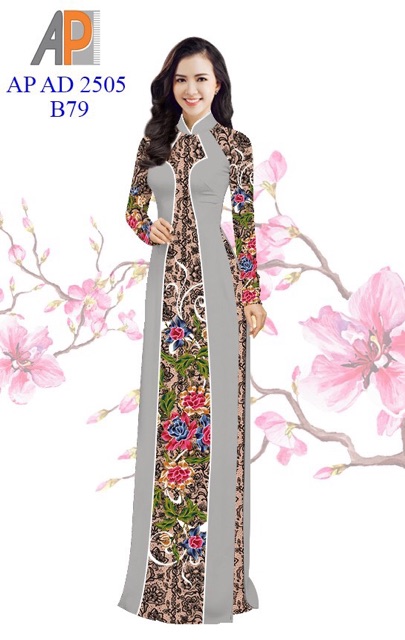 Vải áo dài hoa văn