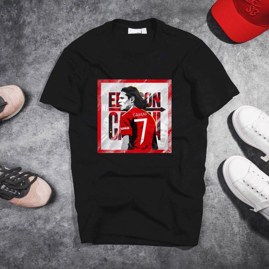 [Freeship] Áo Thun In Hình Edinson Cavani  Mã 03 - Áo In Hình Cầu Thủ Bóng Đá