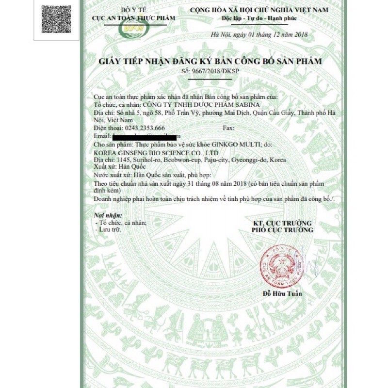 Viên uống hỗ trợ bổ não, tăng cường trí nhớ cho mẹ sau sinh GINKGO MULTI