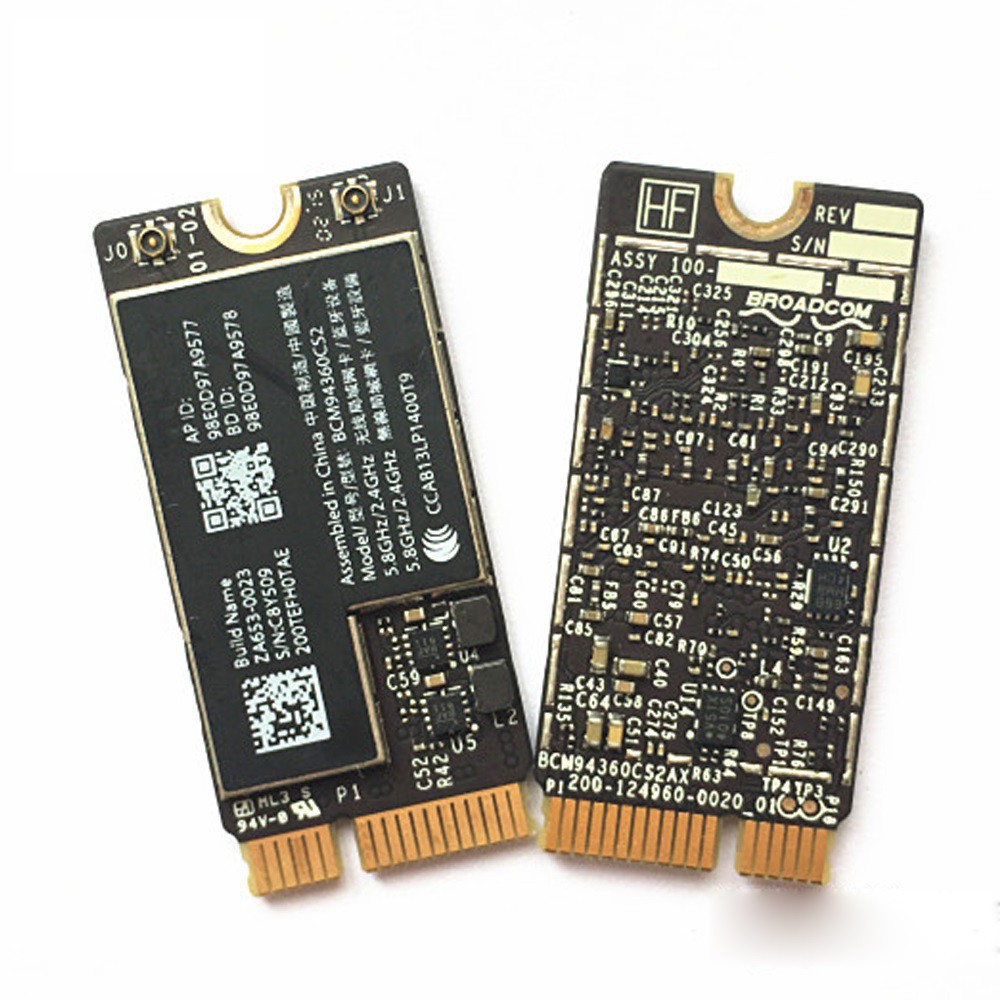 Card Wifi cho Macbook BCM94360CS2/CS2 chipset Broadcom (Hackintosh - Chuẩn ốc H3)