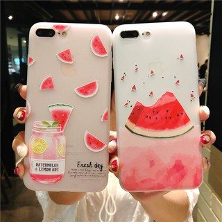 [IPHONE] Ốp Lưng Silicon  Dưa Hấu