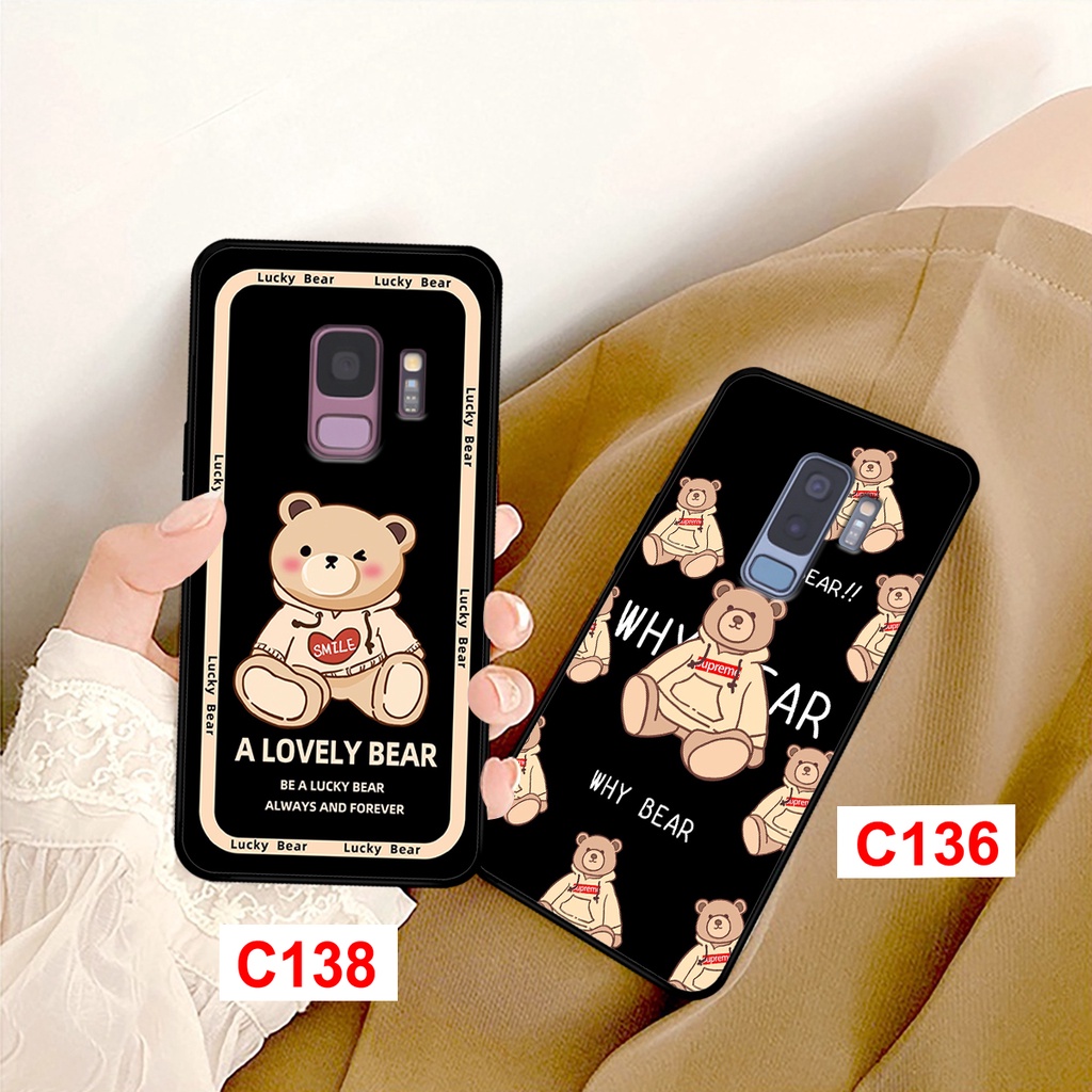 Ốp Samsung S9 - S9 Plus in hình gấu đáng yêu,cute. ốp rẻ bền đẹp.