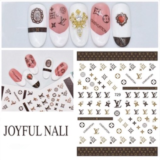 Sticker nail thương hiệu trang trí móng