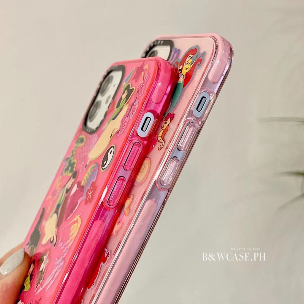 Ốp điện thoại mềm chống sốc màu neon dạ quang họa tiết công chúa cho Iphone 12 11 Pro