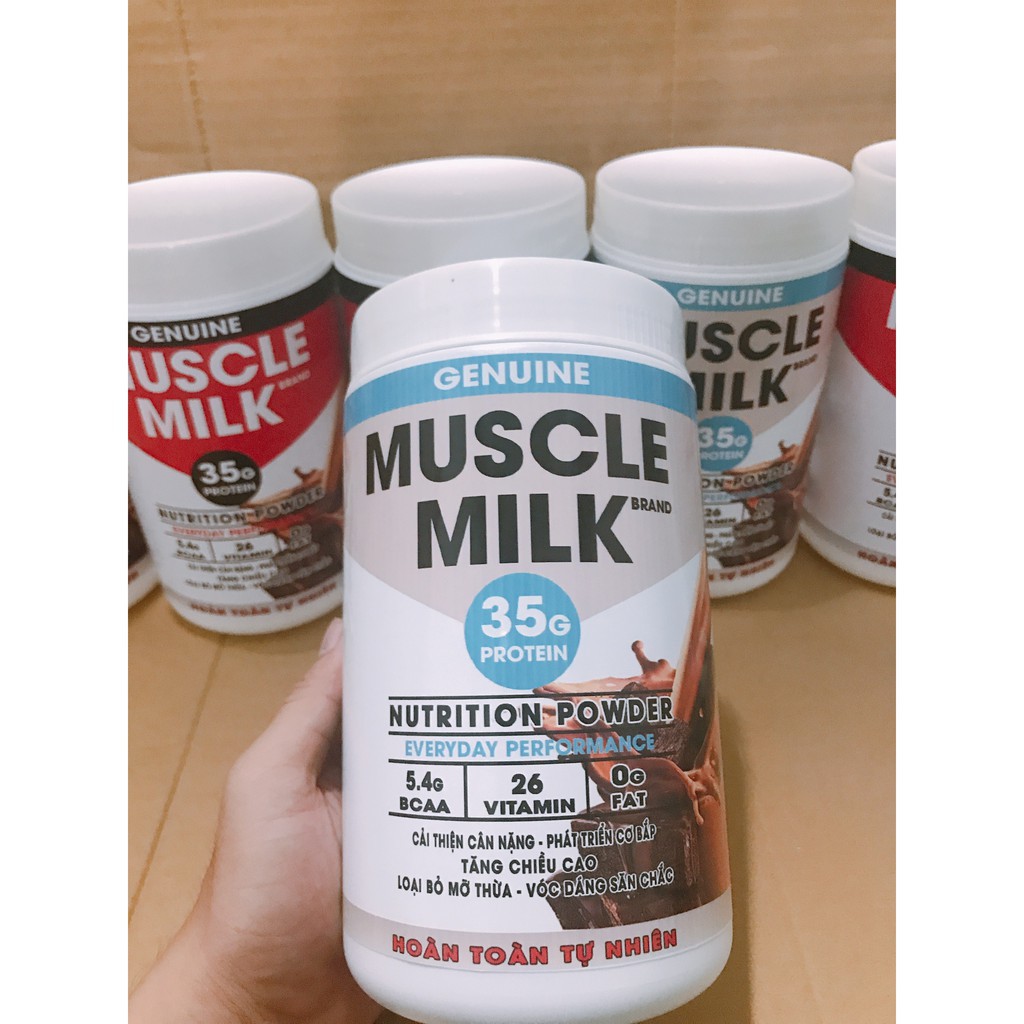 [MIỄN SHIP] 1kg Bột sữa Tăng Cân, tăng cơ Muscle Milk cao cấp