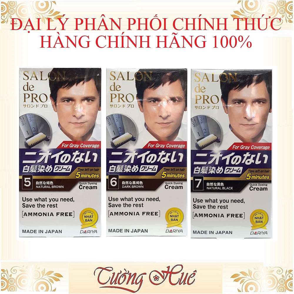 Nhuộm Tóc Nhật Bản Salon de Pro Dành Cho Nam ( Lựa Chọn Màu )