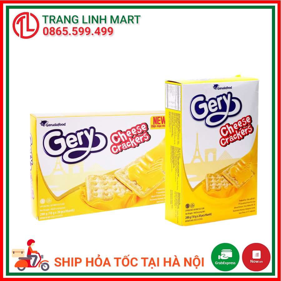 Bánh cracker phô mai Gery hộp 200g
