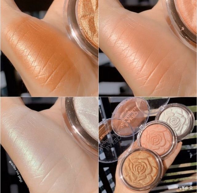 Set nhũ bắt sáng ❤️ NHŨ + PHẤN MẮT 2IN1 ❤️ Set nhũ bắt sáng Baked Highlighter hàng chuẩn xuất Thái xịn xò