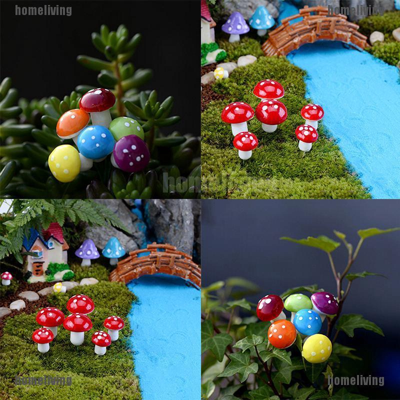 Đồ trang trí Cây Nấm Mini Trang Trí Sân Vườn