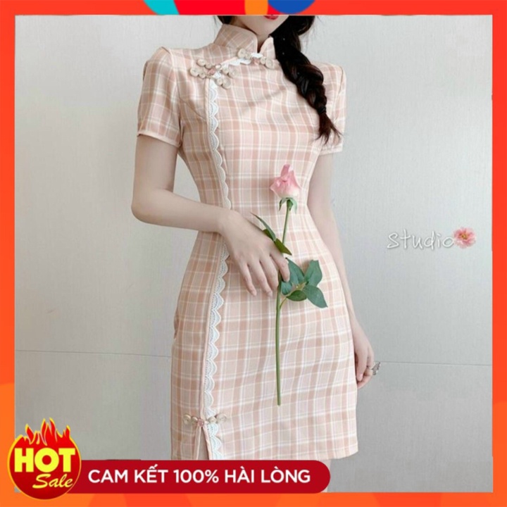 SƯỜN XÁM SỌC CARO PHỐI HOẠ TIẾT REN CHẠY DỌC CHẤT LIỆU THUN DẺO IN 3D yummyfashion1