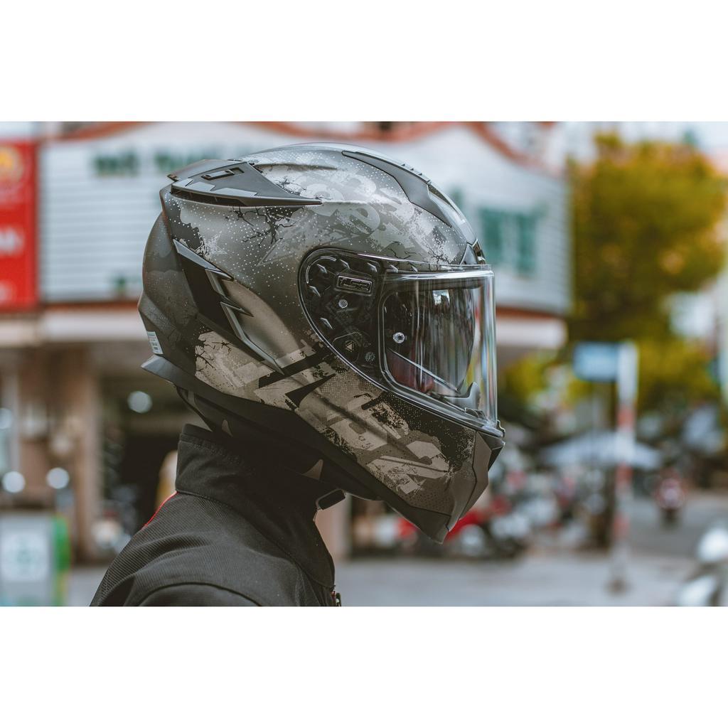 Mũ Bảo Hiểm Fullface Hai Kính LS2 FF327 Challenger