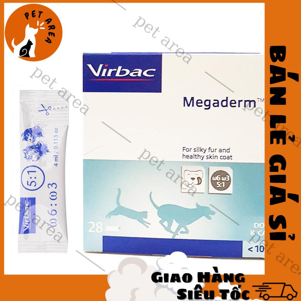 [Rẻ vô địch] [Có sẵn] Gel vitamin dinh dưỡng Megaderm Virbac 4ml đẹp da, mượt lông - Hộp