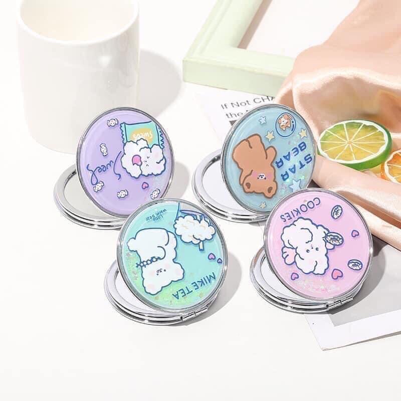 Gương nhũ hình 2 mặt