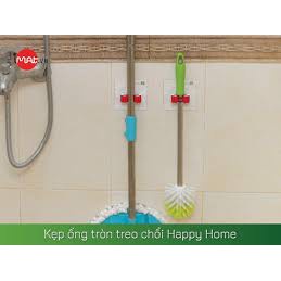 Móc Treo Chổi Dính Tường Siêu Dính Móc Kẹp Cây Lau Nhà Chịu Lực Lên Đến 6kg TIện Lợi