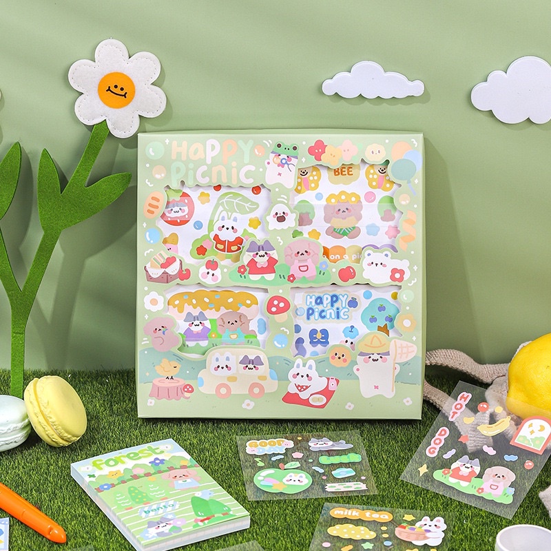 🎈Set 100, 200 sticker bong bóng