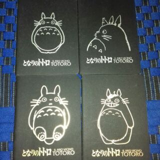 Sổ tay giấy đen Totoro
