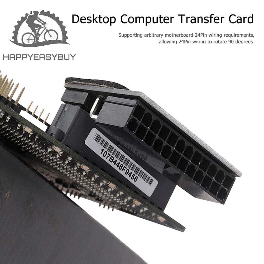 Bo Mạch Chủ Atx 24pin Female Sang 24pin 90 Độ Cho Máy Tính | BigBuy360 - bigbuy360.vn