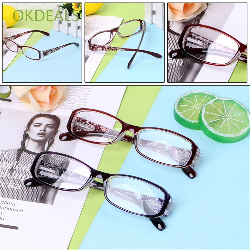 Kính đọc sách in họa tiết hoa siêu nhẹ