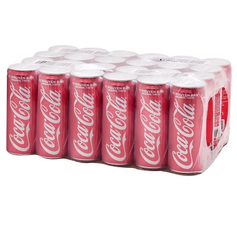 Thùng 24 lon Coca Cola vị nguyên bản 320ml/lon