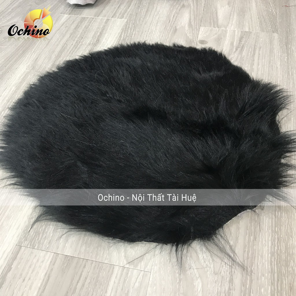 Thảm lông tròn Để Kệ Lồng chim mini Trang Trí và chụp hình lông dày mịn nhiều màu sẵn đủ size 12cm, 20cm, 30cm, 38cm