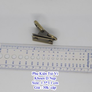 Khoen D Nẹp 4 màu (54k/1cặp)