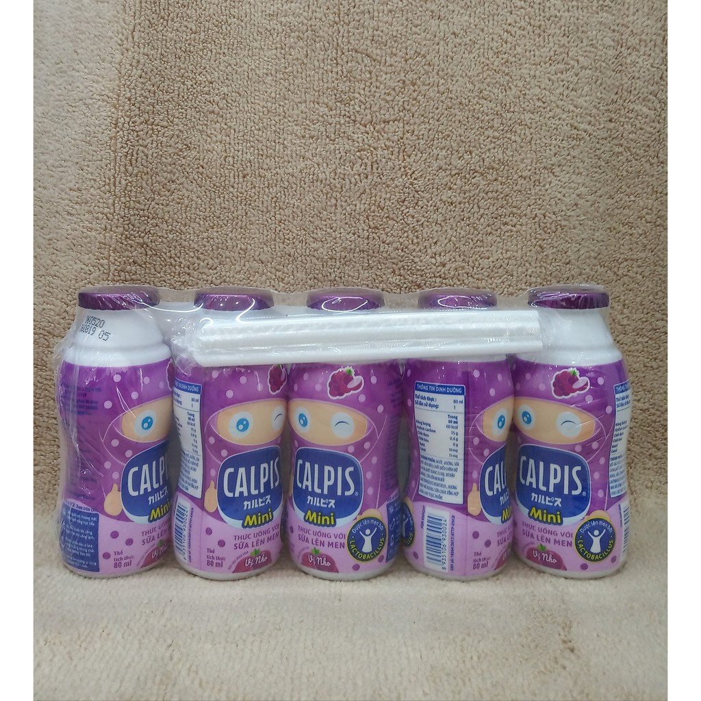✅Sữa chua uống Calpis mini chua chua ngọt ngọt lốc 5 hộp | BigBuy360 - bigbuy360.vn