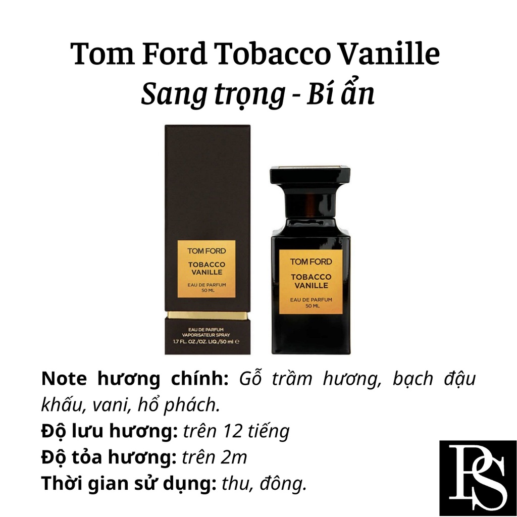 Nước hoa cao cấp - Tom Ford Tobacco Vanille