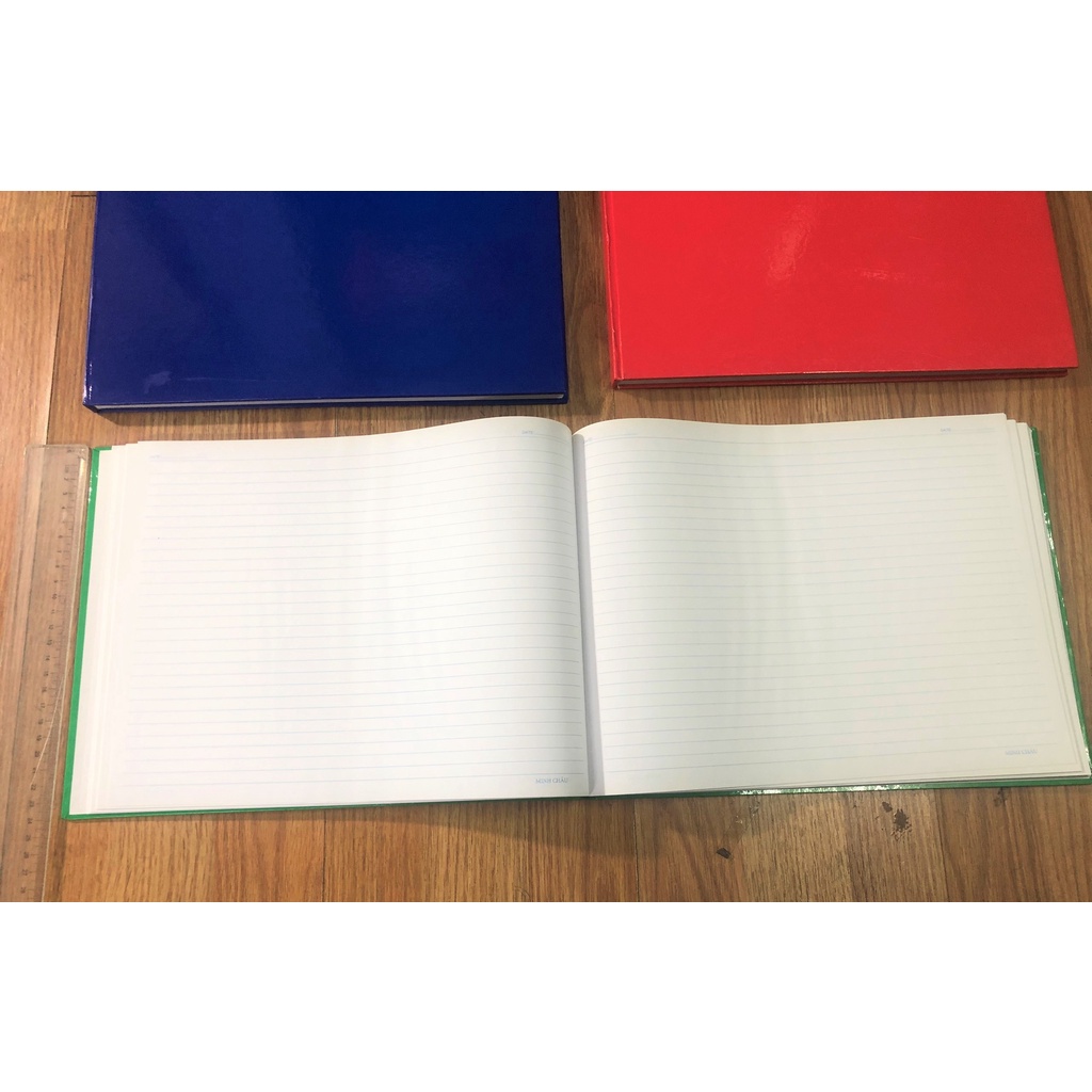 Sổ Bìa Cứng A3 Minh Châu 200 Trang Ngang